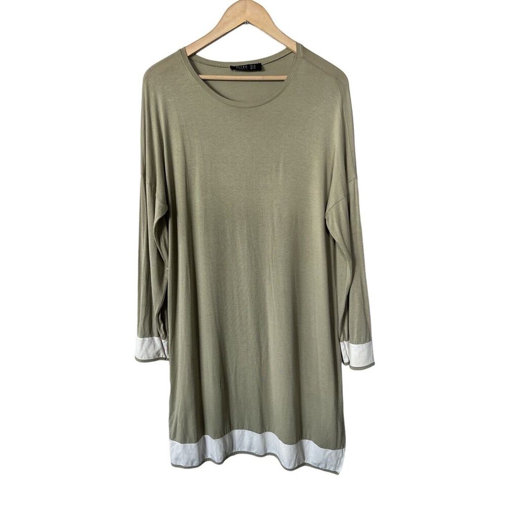 REFKA Greek Long Sleeve T-shirt Dress Size 10